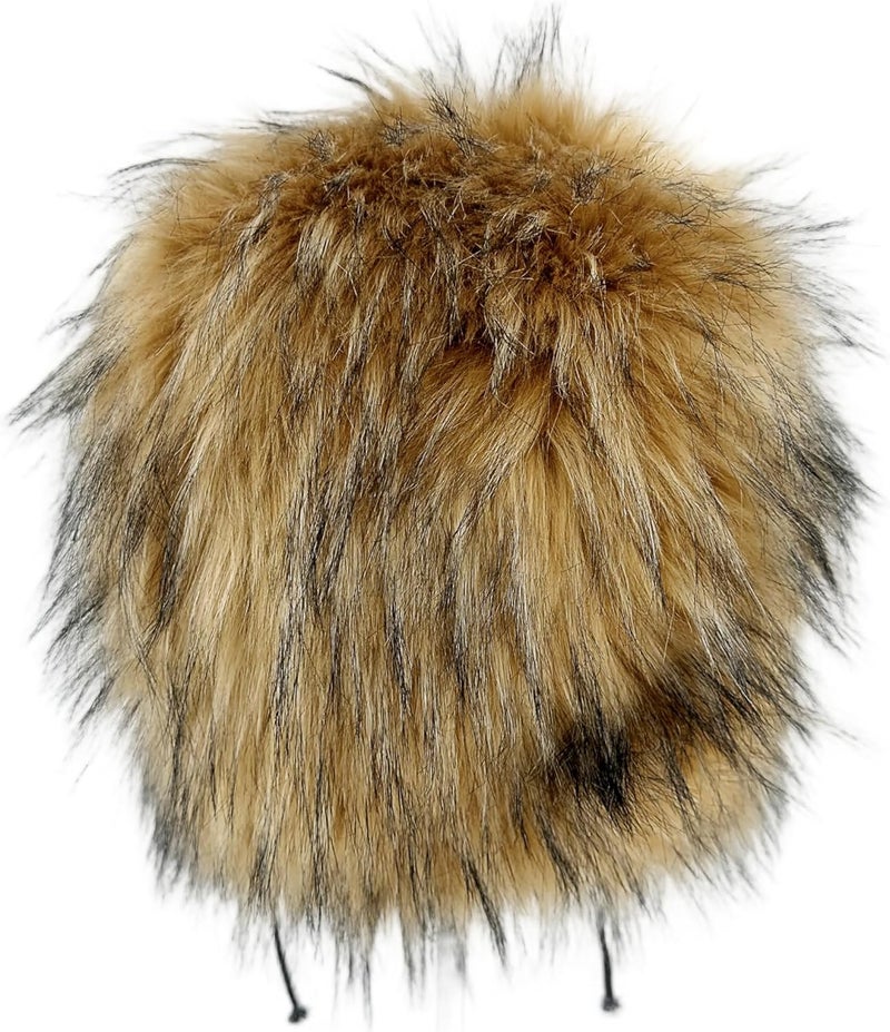 YFJNV Y2K Faux Fur Russian Hat, Soft, Warm Winter Trapper Hat with Earmuffs for Men and Women - Image 4